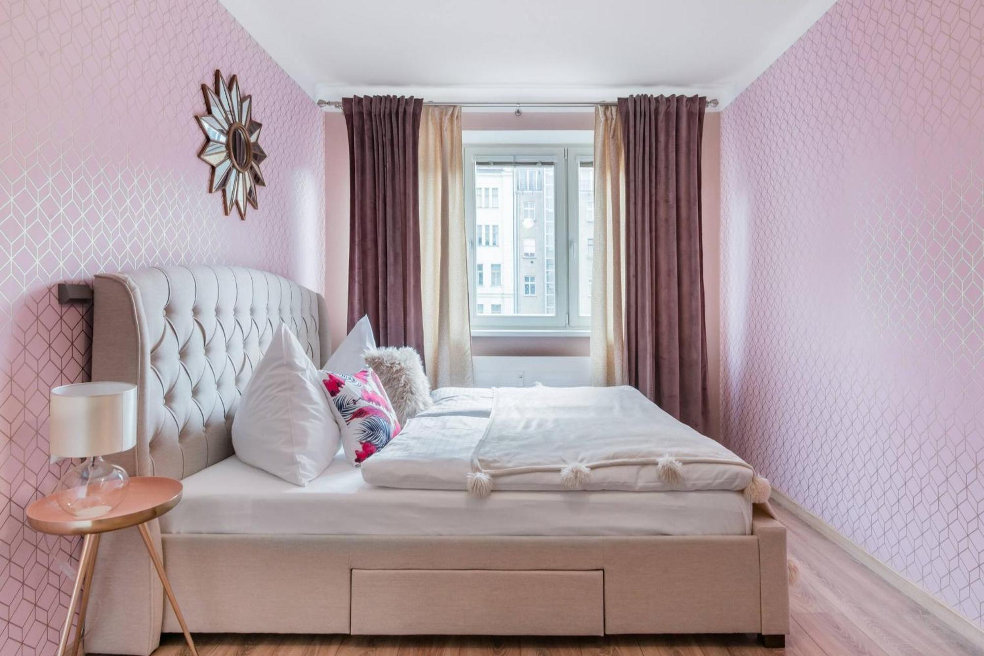 Pastel Art Deco 3BDR Ruterra Apt Praga Exterior foto