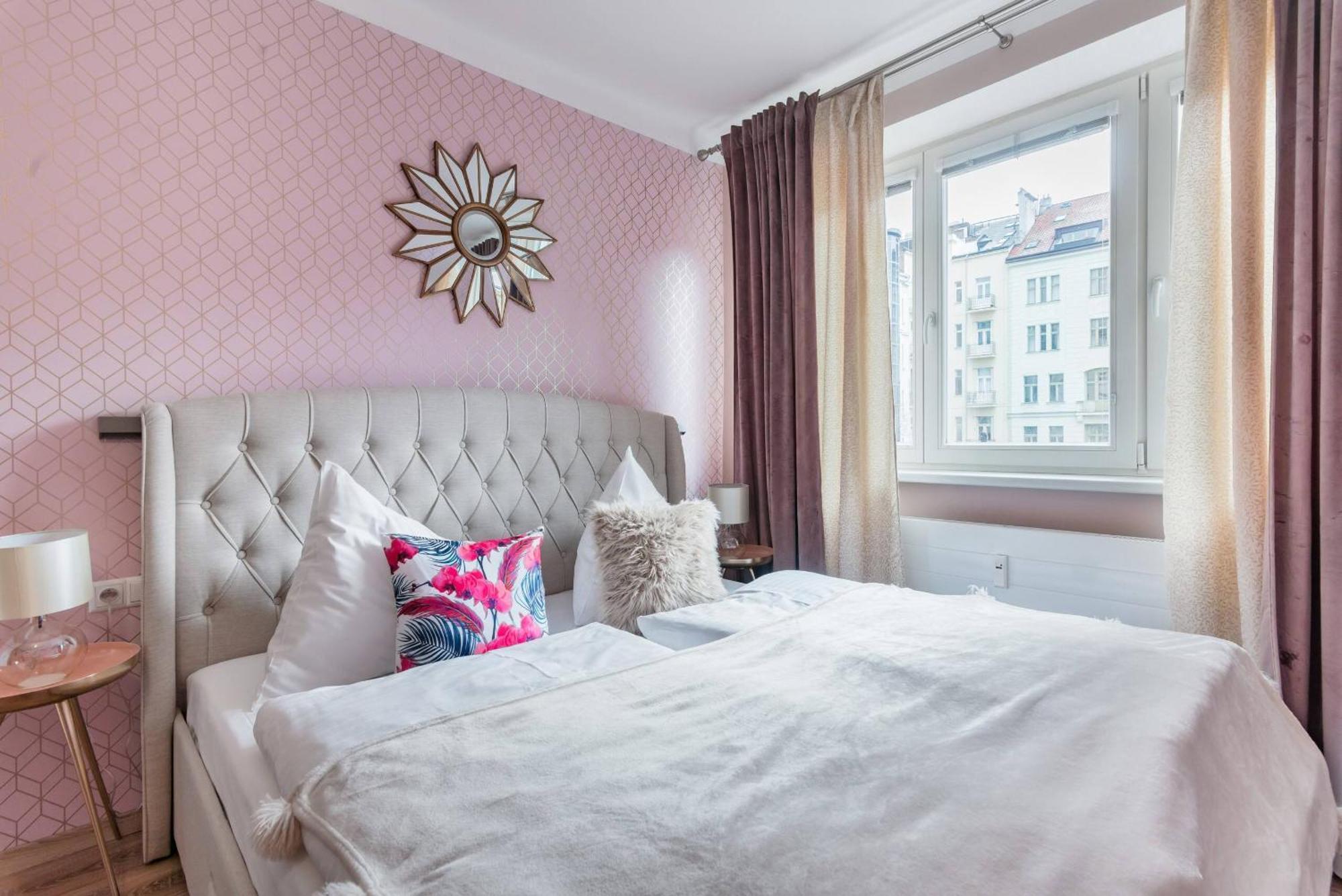 Pastel Art Deco 3BDR Ruterra Apt Praga Exterior foto