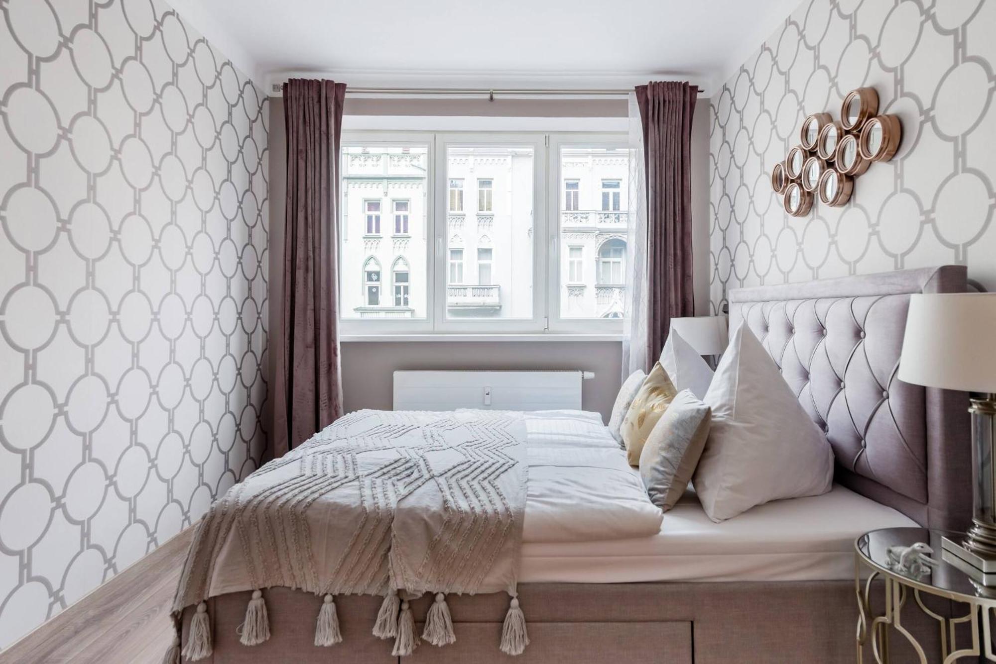 Pastel Art Deco 3BDR Ruterra Apt Praga Exterior foto
